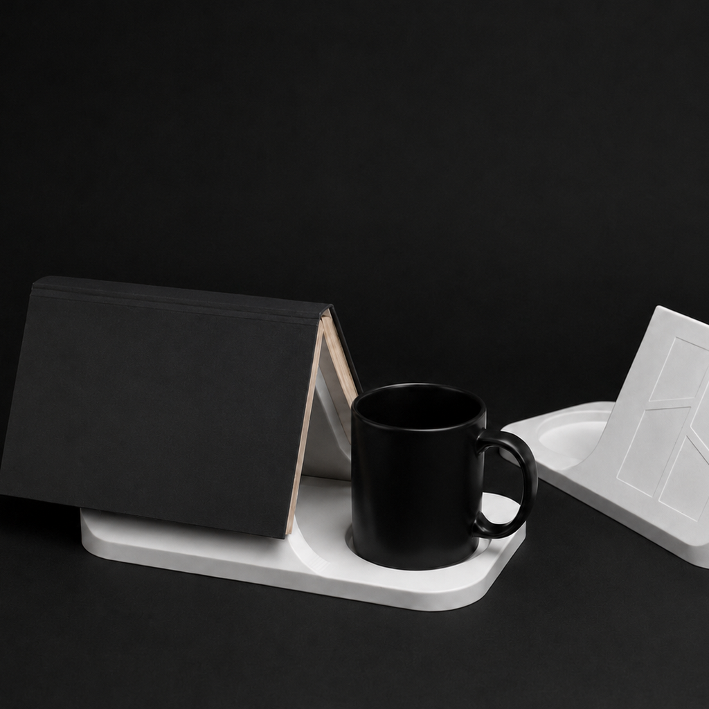 Book Rest With Cup Holder