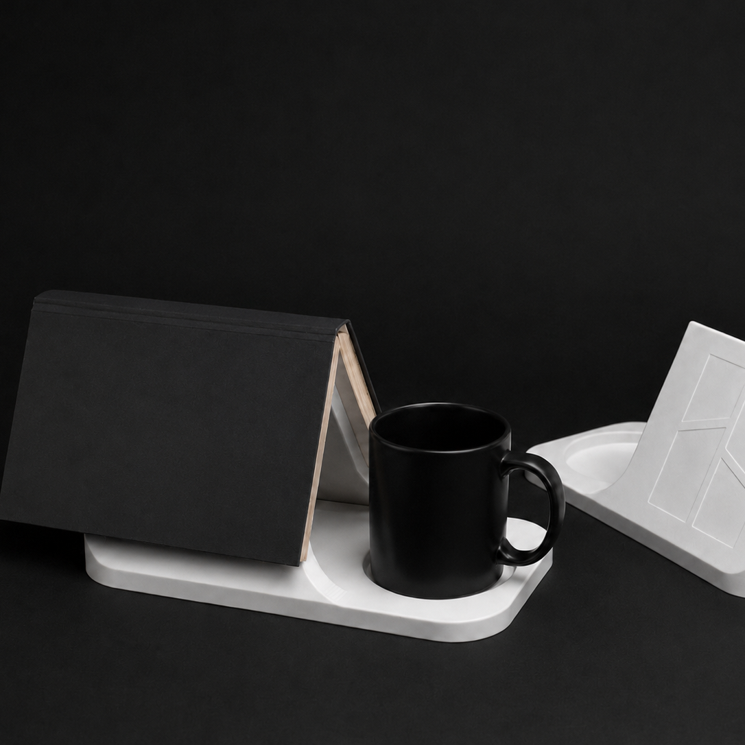 Book Rest With Cup Holder